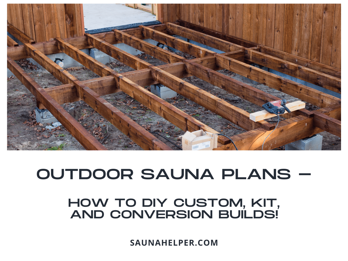 How To Build A Homemade Outdoor Sauna Homemade Ftempo