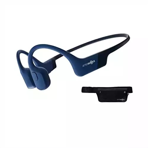 AfterShokz Aeropex - Open-Ear Bluetooth Bone Conduction Sport Headphones - Sweat Resistant