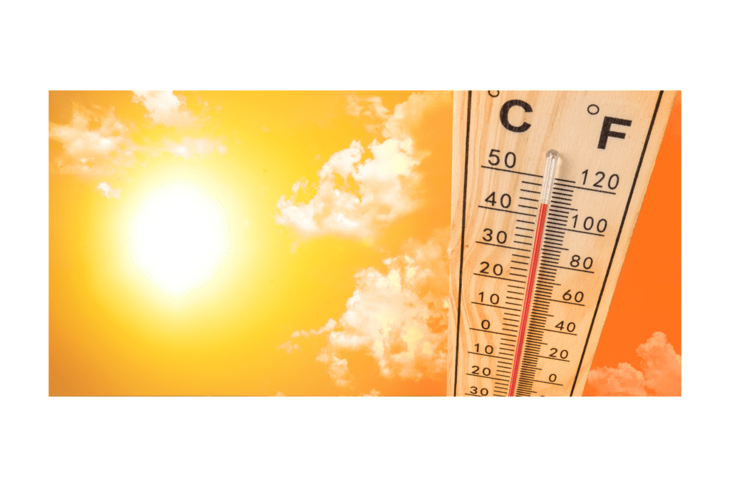 average temperature of saunas and steam rooms sun and thermometer
