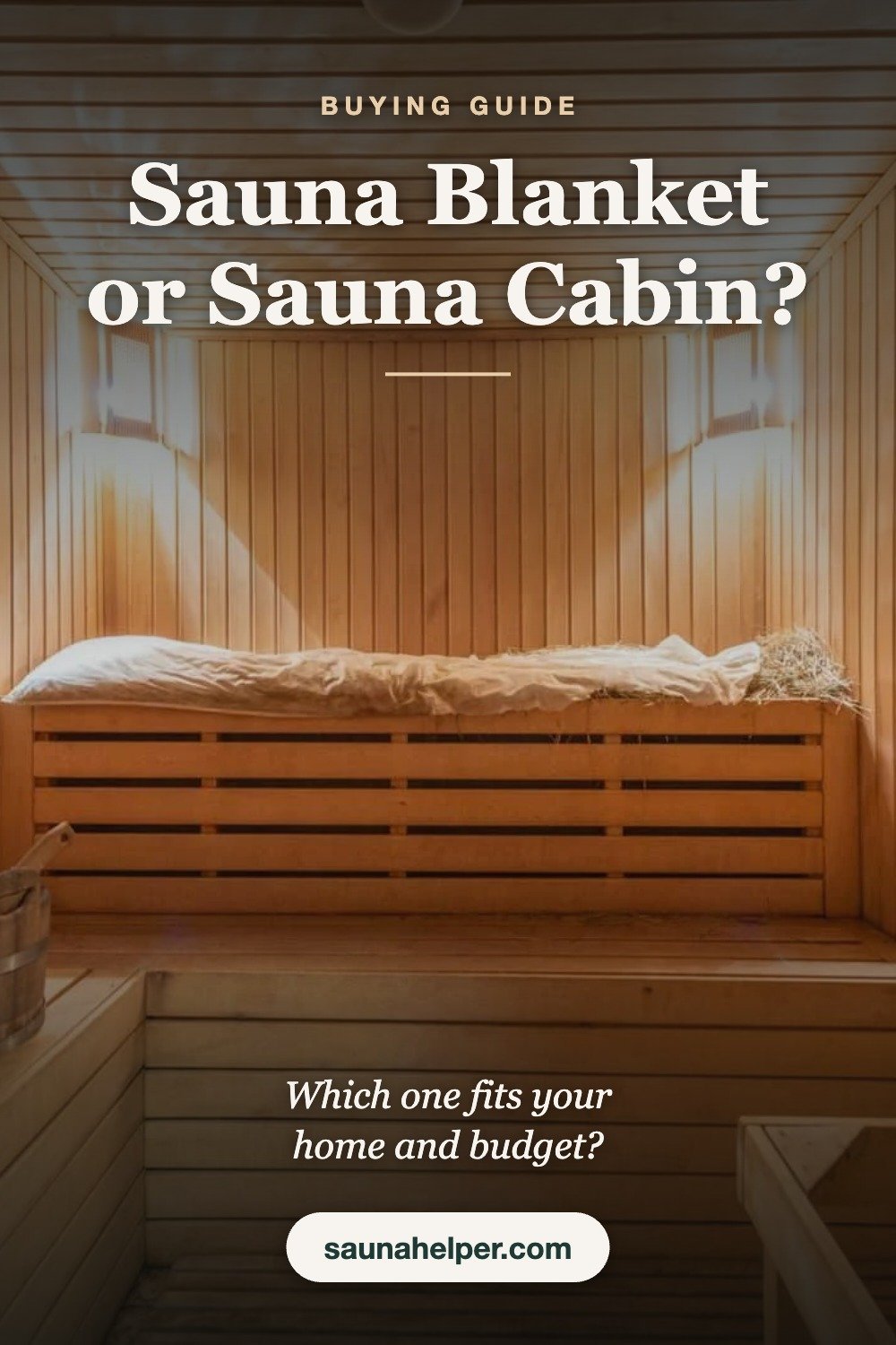 Sauna blanket or sauna cabin: which one fits your home